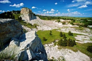 A view of the “castles” area of the Slim Buttes near Reva Gap.