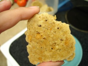 Or are they finished? The bottoms lack the toasty brown of oven-baked cookies.