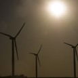 Turbines fill the horizon in Hyde County.