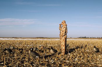 Experience in the field helped Jordan Deutsch design a new camouflage pattern.