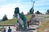 Dinosaur Park is a free attraction containing seven sculptures on a hill overlooking Rapid City.