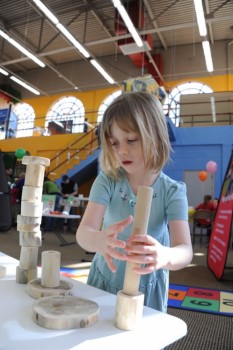 Thank Albert 'Red' Zarecky for some of the fun children's exhibits and activities at the South Dakota Discovery Center in Pierre. Photo by Bernie Hunhoff.