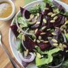 In winter, replace juicy garden tomatoes with beets in your romaine salad.