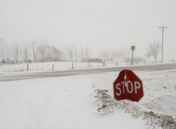 When winter storms hit, South Dakotans need reliable vehicles — luxury electric cars just don't have what it takes. Photo by Bernie Hunhoff.