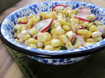 A fresh, crisp salad is a new way to enjoy sweet corn. Photo by Fran Hill.