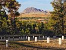 Fort Meade National Cemetery, no longer open to burials, lies near Bear Butte just east of Sturgis. Photo by John Mitchell.