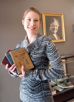 Grace Balloch Memorial Library in Spearfish began with Balloch’s collection of 1,500 books. Today Library Director Amber Wilde manages over 71,000 items in circulation, including Balloch’s original titles.