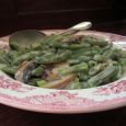 Fran s recipe for fresh green beans in rich, creamy sauce elevates a holiday favorite to new heights. Photo by Fran Hill.