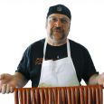 Gerard Heier (pictured) and his brother David s Hosmer meat market is better known for delicious sausage than for head cheese....for now, anyway. Photo by John Andrews.