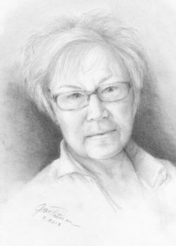 Self-portrait by Joan Putman, the artist behind <i>All of Raymond</i>.