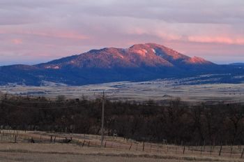 Crow Peak is a sight for sore eyes when Paul Higbee returns to Spearfish from an out-of-state trip. Photo by John Mitchell