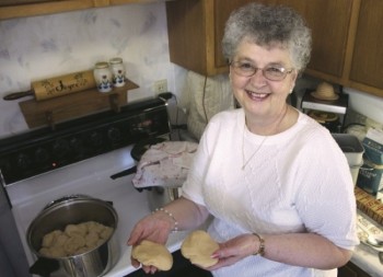 Joyce Hofer of Freeman is a former Schmeckfest chairwoman. Photo by Katie Hunhoff.