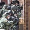 Law enforcement officials gathered in Yankton recently for an exercise at the Yankton Federal Prison Camp. Photo by Kelly Hertz/Yankton Daily Press & Dakotan.