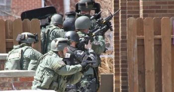 Law enforcement officials gathered in Yankton recently for an exercise at the Yankton Federal Prison Camp. Photo by Kelly Hertz/<a href='http://www.yankton.net' target='_blank'>Yankton Daily Press & Dakotan</a>.