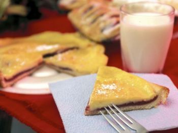 South Dakota's official state dessert — kuchen. Photo by Chad Coppess of SD Tourism.