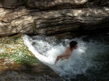 Sliding into the Bathtub.