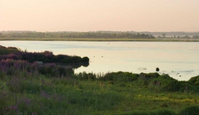 Lewis & Clark Lake 10 miles west of Yankton near the boy scout camp.