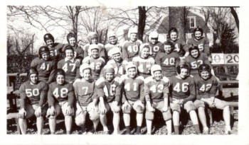 Apologies to the fighting females of Madison — your 1945 game was not the first instance of powderpuff football after all. Photo courtesy of Barbara Stearns Turner.