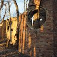 John Andrews, managing editor, and Mary Wickler Peterson, advertising sales, chose Bernie Hunhoff’s photo of cement plant ruins west of Yankton. “It reminds me of an old European fortress,” Peterson says.