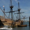 This photo of the Mayflower 2, a replica of the ship that brought the pilgrims to Plymouth, Mass., was taken by Andrew Hitchcock.