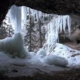Ice formations in Community Caves, Spearfish Canyon.