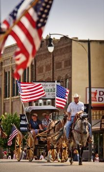 Wheeling through Mobridge. Photo by <a href='http://www.dakotagraph.com' target='_blank'>Chad Coppess.</a>