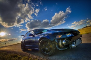 A low angle accentuates the beautiful clouds and including the sun in the shot adds an extra “sparkle.”