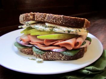 Ham and pears are delicious on their own, but together they make a unique fall sandwich.