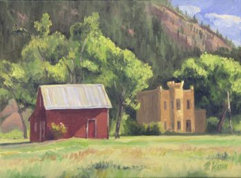 Peter Killian shared a photo of his oil painting of Cascade.