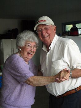 Ruby Cutts, Jay's mother, and Eugene 'Swede' Olson of Gayville were two of the dancers.