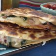 Give thanks for Thanksgiving leftovers with cheesy turkey quesadillas with roasted chiles and flavorful ham. Photo by Fran Hill.