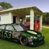 A photo by Chad Coppess was the starting point for this digital rendering of Prairie Village s gas station.