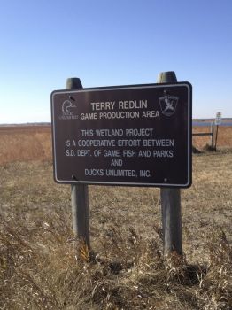 The Terry Redlin Wetland Area is a public hunting ground near Watertown, the artist's hometown. Photos by Lee Schoenbeck. Click to enlarge.