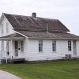 Ole Rolvaag married Jennie Berdahl when she was living in this house with her parents, who homesteaded near Garretson. Photos by Justine Lueth of Augustana College. Click to enlarge photos.