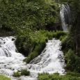 Ron Linton shared this photo of Roughlock Falls, the most popular falls in Spearfish Canyon. The name dates to pioneer days when a steep road by the creek forced wagon drivers to  rough lock  (chain a wagon wheel to control the weight of the load).