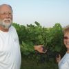 Jim and Nancy Schade at their Volga vineyard.