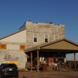 Union County citizens joined together to fix the big porch on the old Spink Store near Beresford. The store continues to serve as a restaurant.