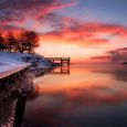 Sunrise at Yankton s Riverside Park. Photo by Sam Stukel.