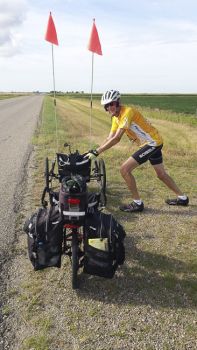 Time to get off the bike for a stretch.