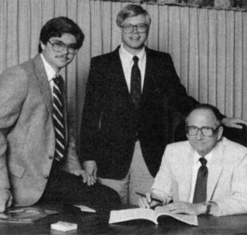 When we visited Austad's in 1991, the management team included sons Dave (left), Randy and their father, Oscar.