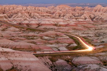 Badlands dusk taken last summer in the Bigfoot pass area.