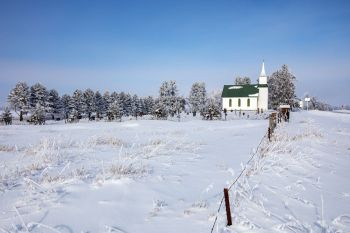 Trinity Lutheran, or the Hill Church, west of Oldham.