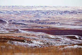 The Cheyenne River Valley from the Foster Bay road.