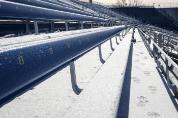 The ice and cold before the 2018 game.