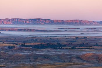 First light on Badlands National Park.