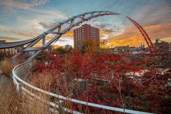 Arc of Dreams at sunset, 2024 Arc of Dreams at sunset, 2024