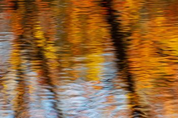Reflections of fall at the Big Sioux Recreation Area.