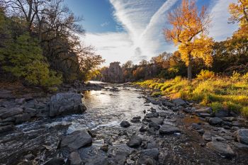 Split Rock Creek at Palisades State Park.