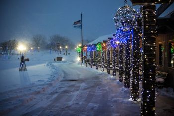 Falls Park Winter Wonderland.