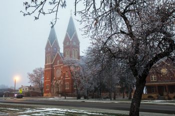 St. Anthony’s (known as the Cathedral on the Prairie) in Hoven, Potter County.